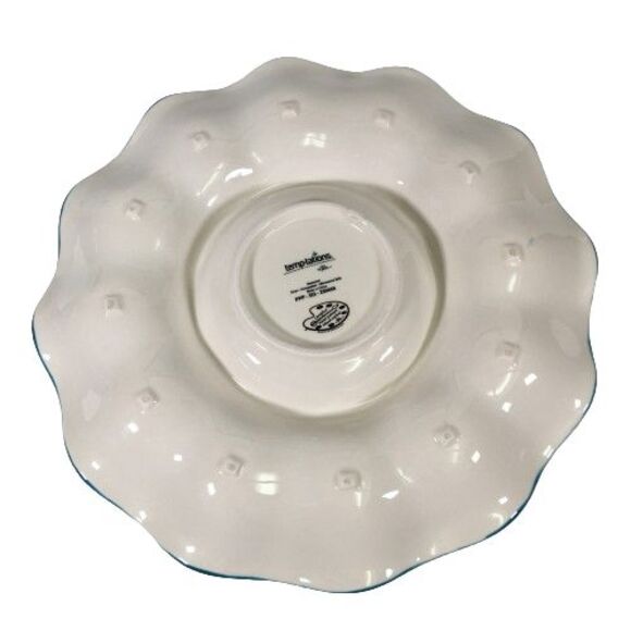 Temp-tations Old World Easter Chip Dip Vegetable Serving Plate Platter Tray Eggs - Picture 6 of 10